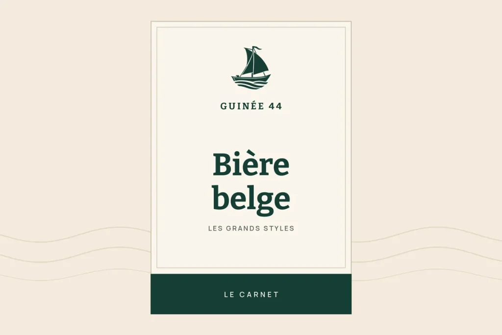 Illustration du guide Guinée 44 : la bière belge