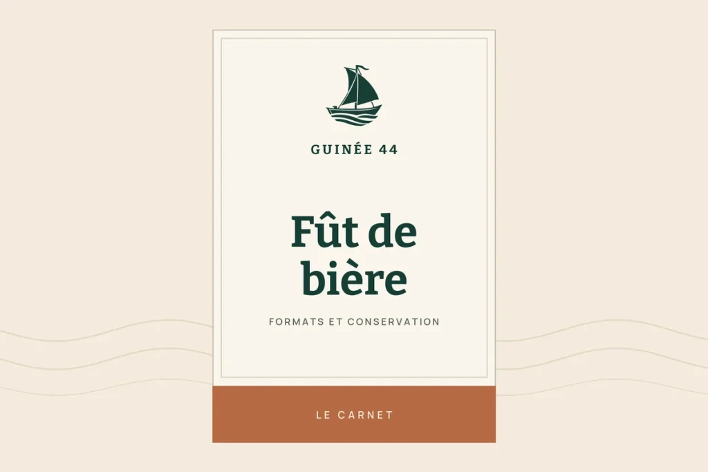 Illustration du guide Guinée 44 : le fût de bière
