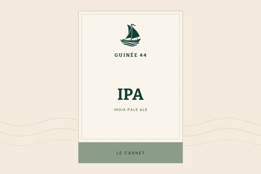 Illustration du guide Guinée 44 : la bière IPA