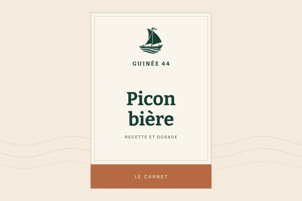 Illustration du guide Guinée 44 : le Picon bière
